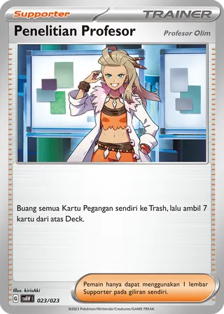 Professor's Research (Quaxly & Mimikyu ex Starter Deck ex 023/023)