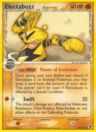 Electabuzz (EX Dragon Frontiers 29/101)