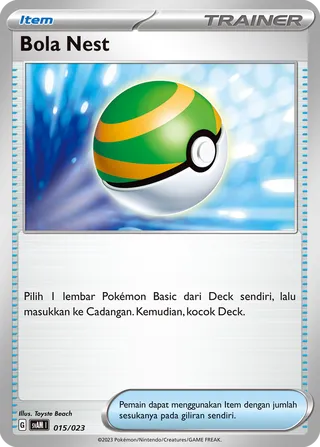 Nest Ball (Sprigatito & Lucario ex Starter Deck ex 015/023)