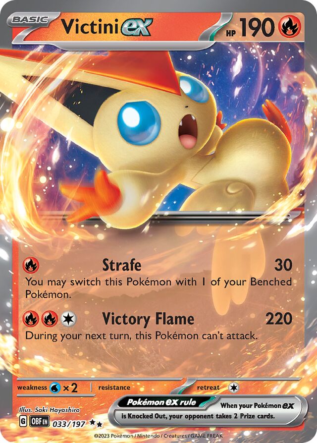 Victiniex Obsidian Flames 033/197 Double Rare