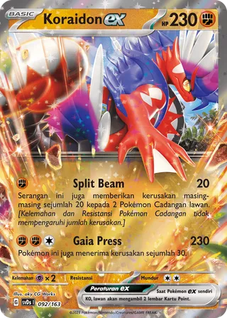 Koraidon ex (ex Compact Deck 092/163)