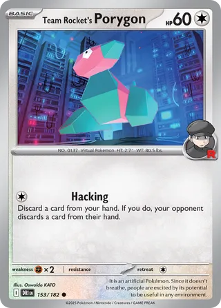 Team Rocket's Porygon (Destined Rivals 153/182)