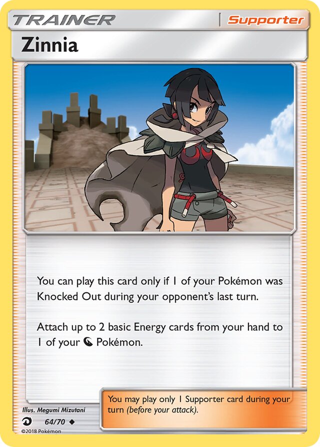 Zinnia Dragon Majesty 64/70 Uncommon