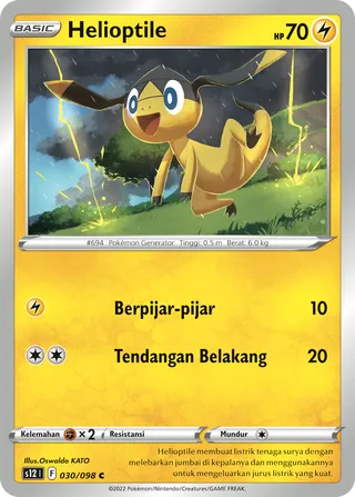 Helioptile (Paradigm Trigger 030/098)