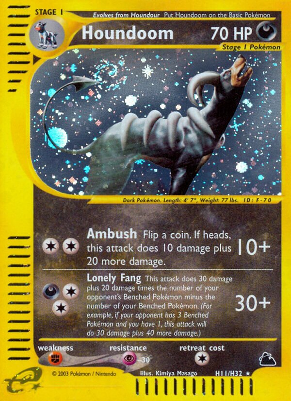 H11/H32 Houndoom SK Rare Holo