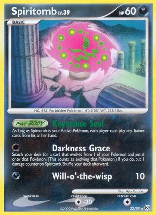 spiritomb pokemon card  Pokemon cards, Pokemon, My pokemon