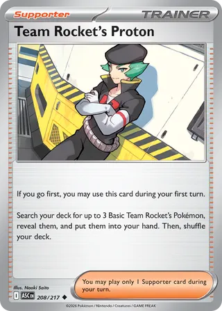 Team Rocket's Proton (Ascended Heroes 208/217)
