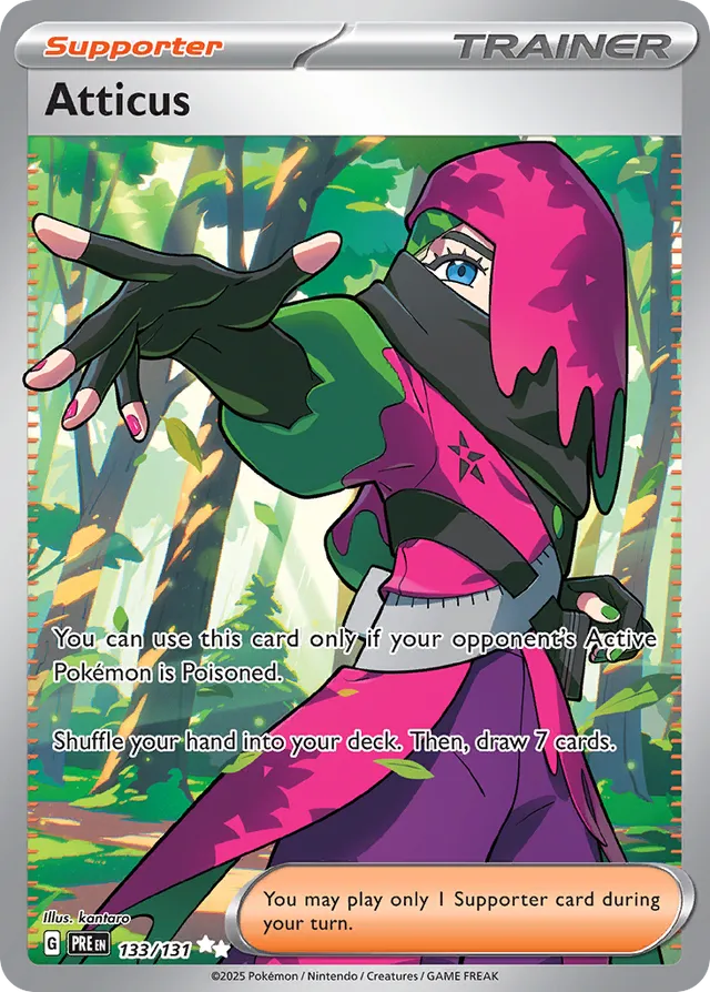 Atticus Prismatic Evolutions 133/131 Ultra Rare