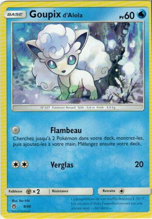 Alolan Vulpix McDonald's Collection 2018 (French 9/40 —