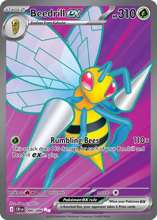 Beedrill ex (Chaos Rising 098/086)
