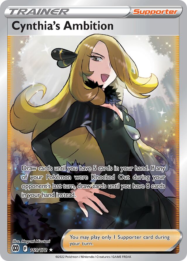 169/172 Cynthia's Ambition BRS Rare Ultra