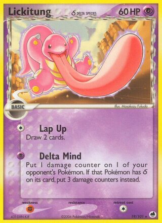 Lickitung (EX Dragon Frontiers 19/101)