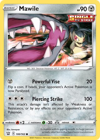 Mawile (Battle Styles 100/163)