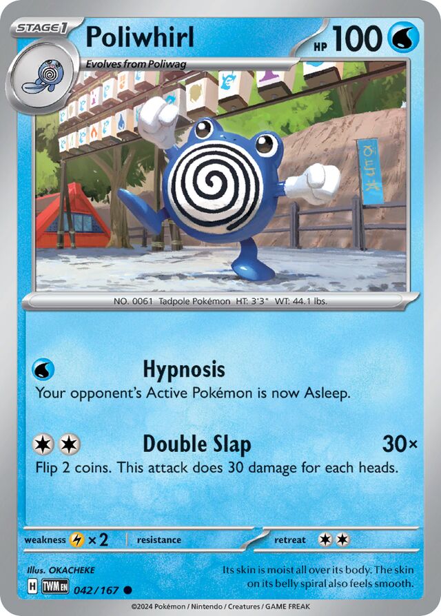 Poliwhirl Twilight Masquerade 042/167 Common