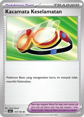 Protective Goggles (Pokémon Card 151 157/165)