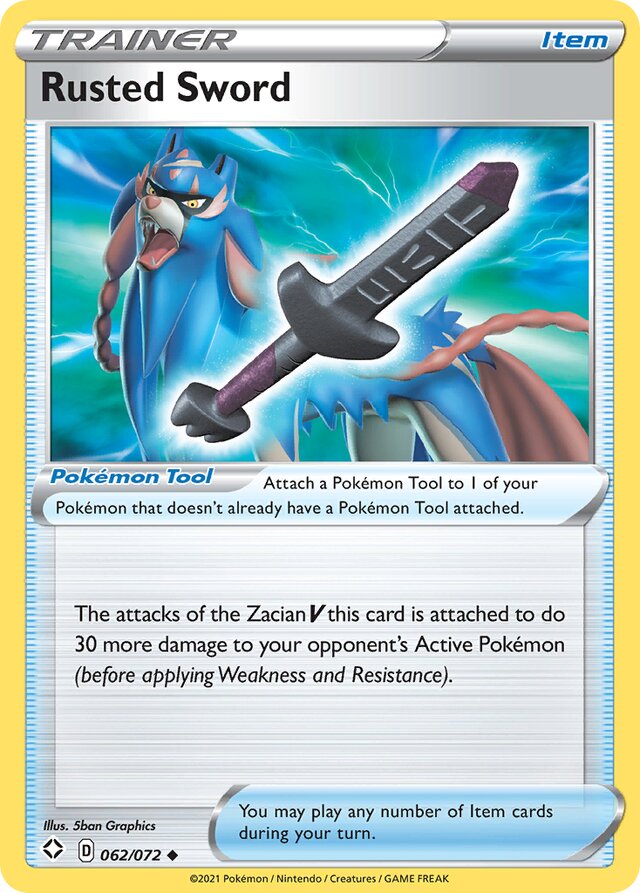 Rusted Sword Shining Fates 062/072 Uncommon