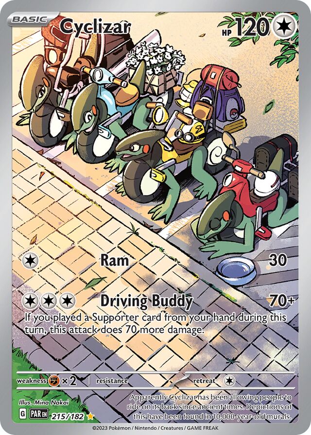 215/182 Cyclizar PAR Illustration Rare