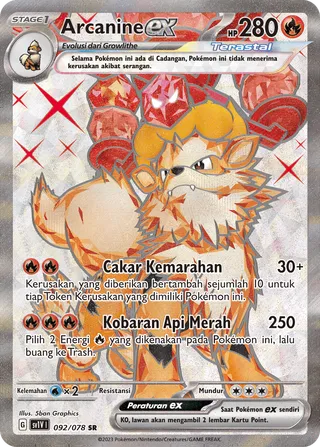 Arcanine ex (Violet ex 092/078)