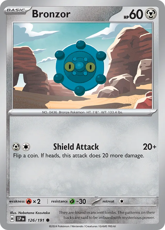 Bronzor Surging Sparks 126/191 Common