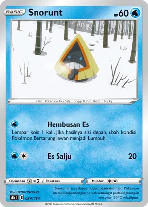 Snorunt (VMAX Climax 034/184)