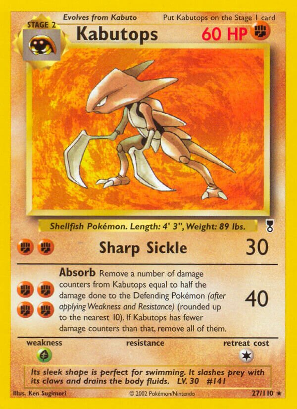 Kabutops Legendary Collection 27/110 Rare