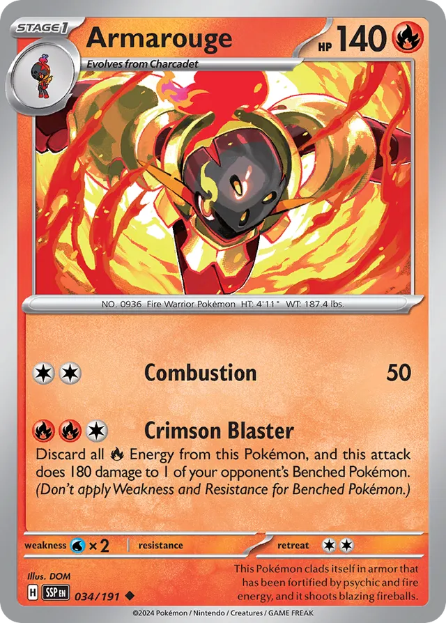 034/191 Armarouge SSP Uncommon