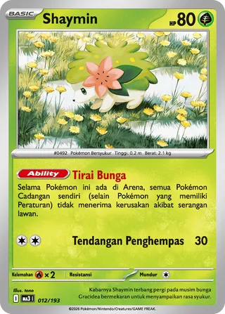 Shaymin (MEGA Dream ex 012/193)