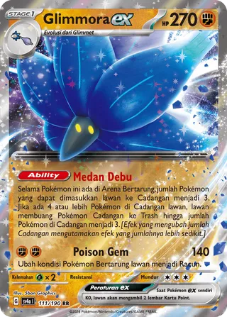 Glimmora ex (Shiny Treasure ex 111/190)