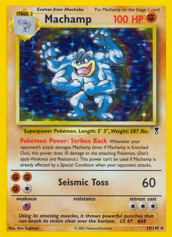 15/110 Machamp LC Rare Holo