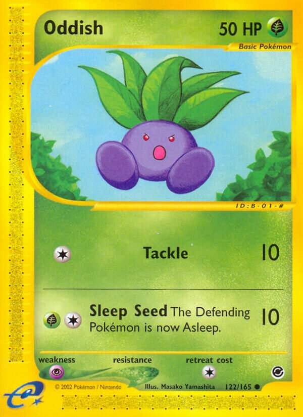 122/165 Oddish EX Common