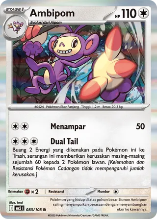 Ambipom (Blue Blaze 083/103)