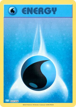 Water Energy (Pokémon TCG Classic (Blastoise) 033/034)