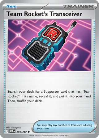 Team Rocket's Transceiver (Ascended Heroes 209/217)