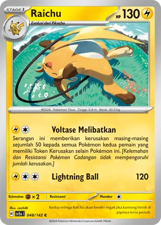 Raichu (Ace Paradox 048/142)
