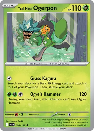 Teal Mask Ogerpon (Destined Rivals 026/182)