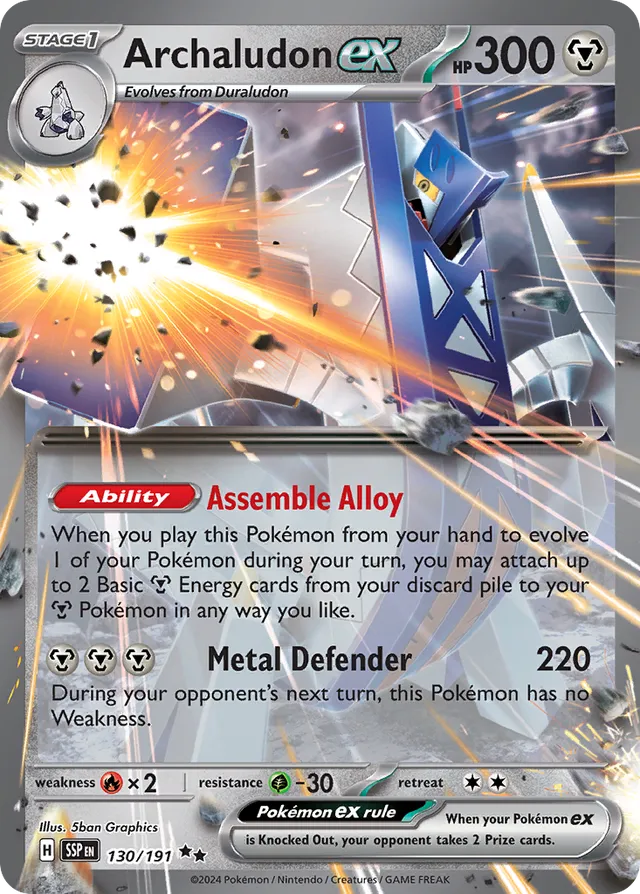 Archaludonex Surging Sparks 130/191 Double Rare