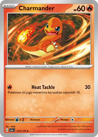 Charmander (Black Shine 013/170)