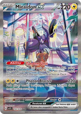 Miraidon ex (Violet ex 102/078)