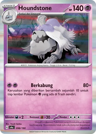 Houndstone (Shiny Treasure ex 098/190)
