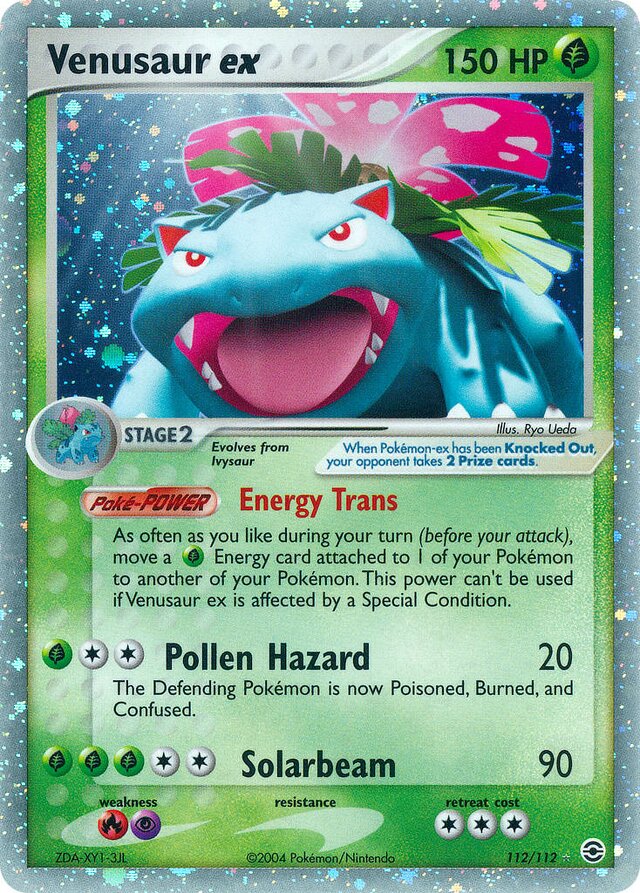 112/112 Venusaur ex RG Rare Holo ex