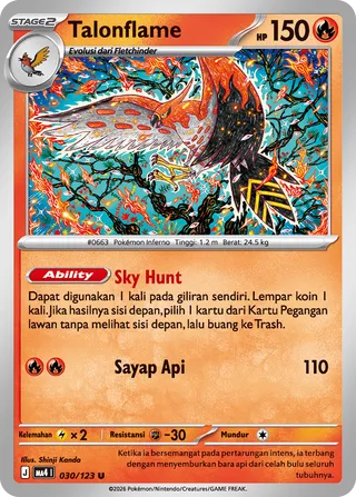 Talonflame (Void Blast 030/123)