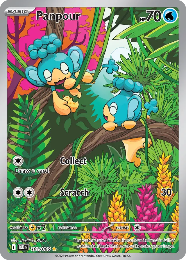 Panpour Black Bolt 101/086 Illustration Rare