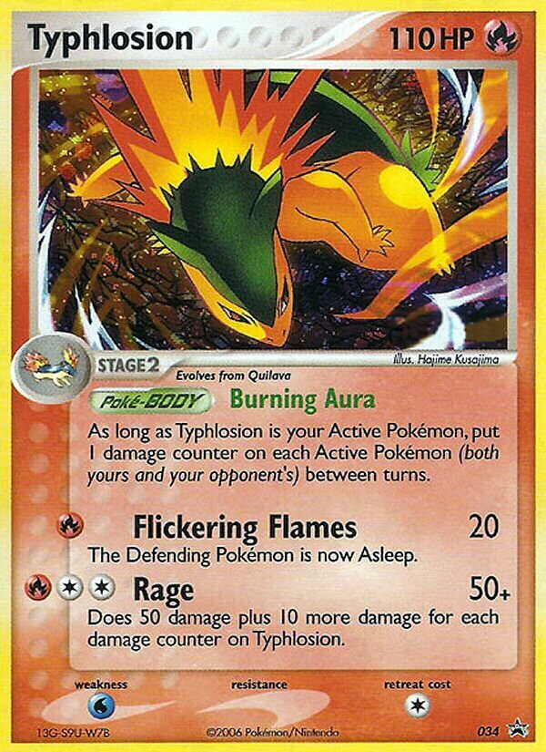 Typhlosion Nintendo Promos 34 PROMO