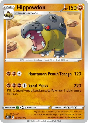 Hippowdon (Silver Lance 039/070)
