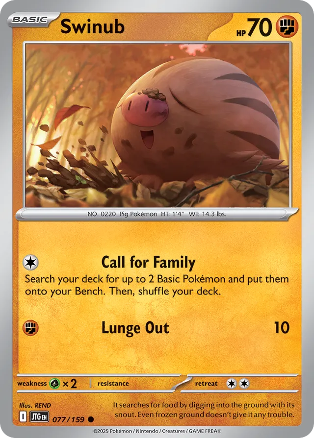 Swinub Journey Together 077/159 Common