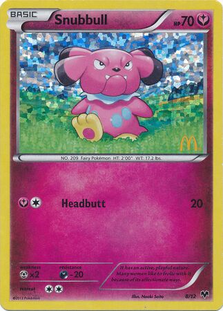 Snubbull McDonald's Collection 2014 8/12 —