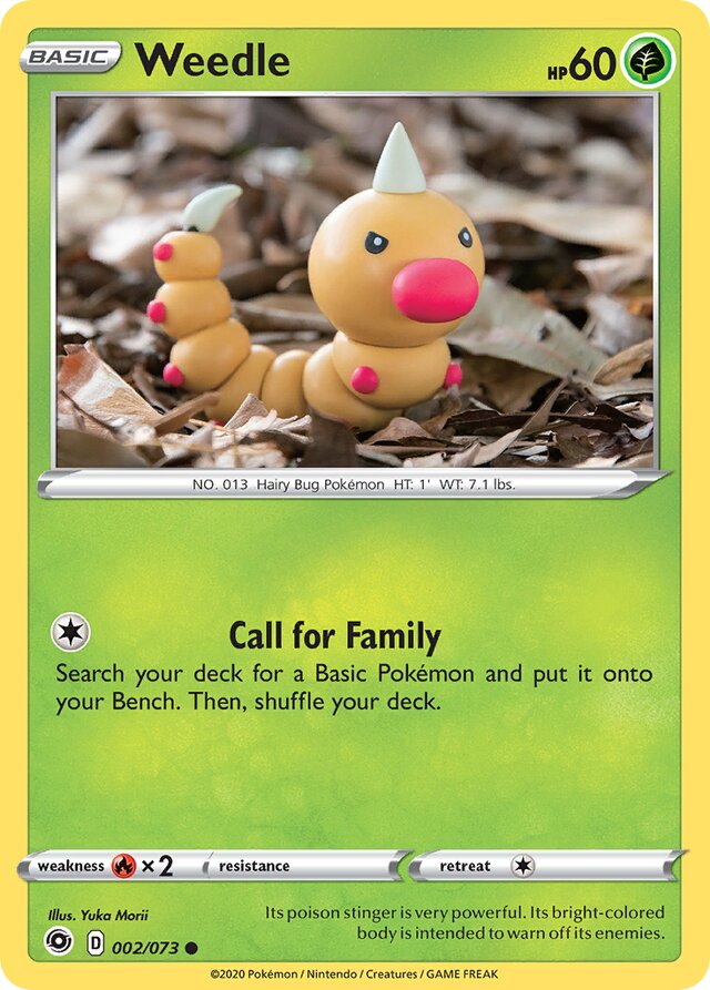 Weedle Champion's Path 002/073 Common