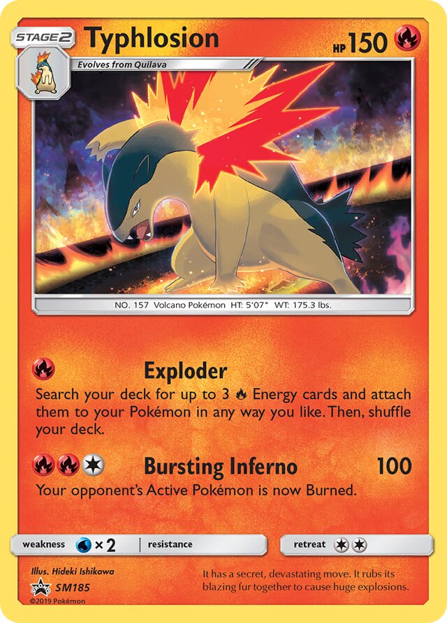 SM185 Typhlosion SMP PROMO