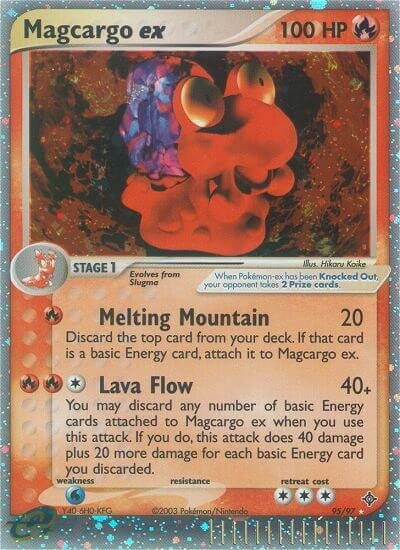 95/97 Magcargo ex DR Rare Holo ex