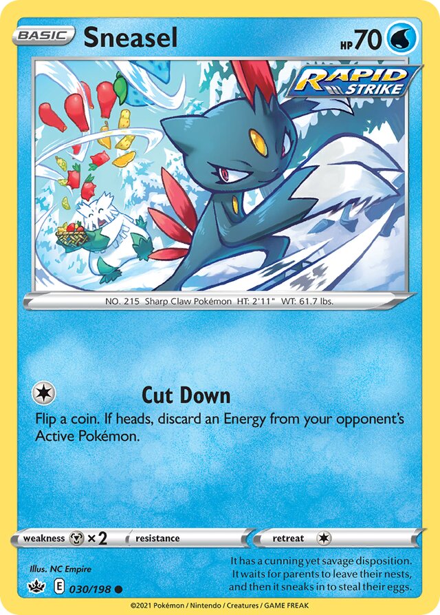 030/198 Sneasel CRE Common